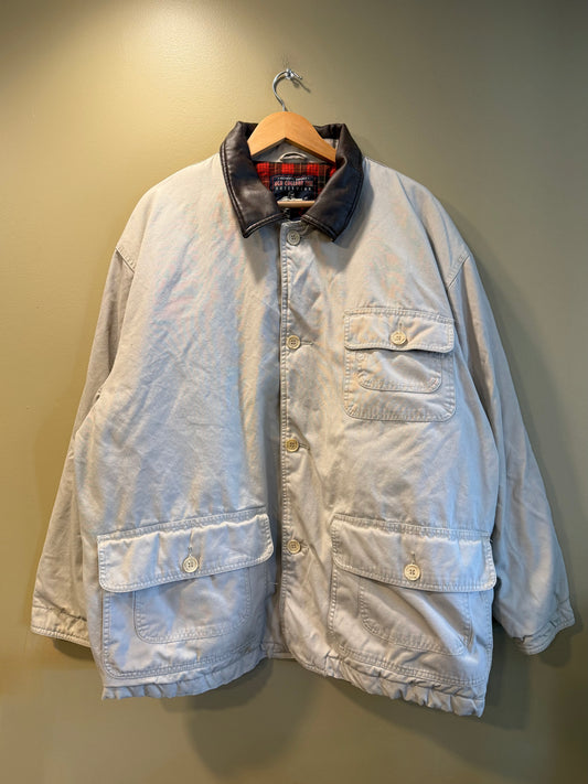 Vintage Old College Inn Tan Canvas Jacket- XL