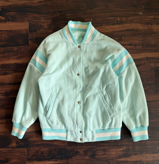 Vintage 1970’s Pastel Blue Sportswear Jacket- M