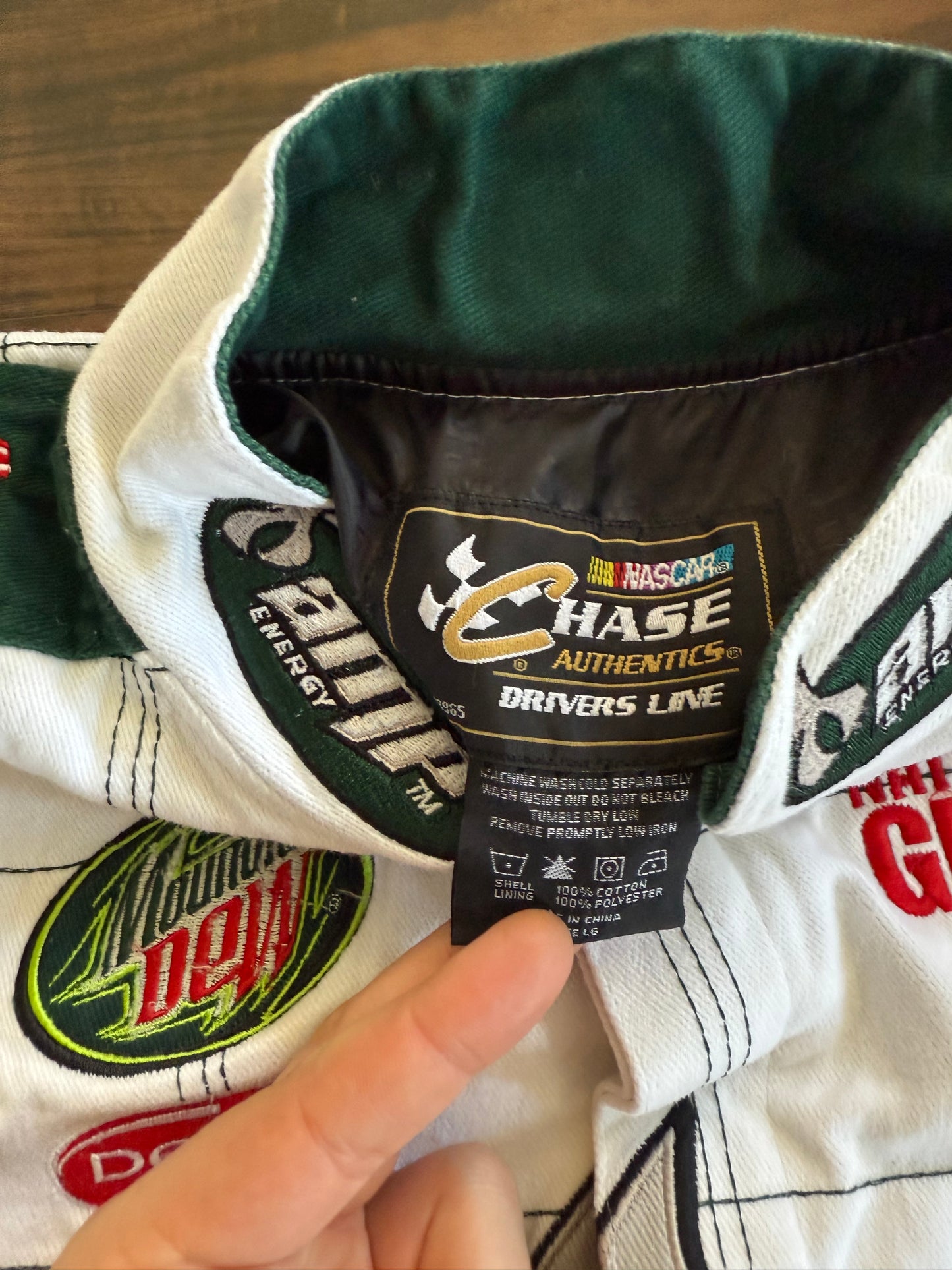 Vintage AMP Energy Dale Earnhardt NASCAR Racing Jacket- L