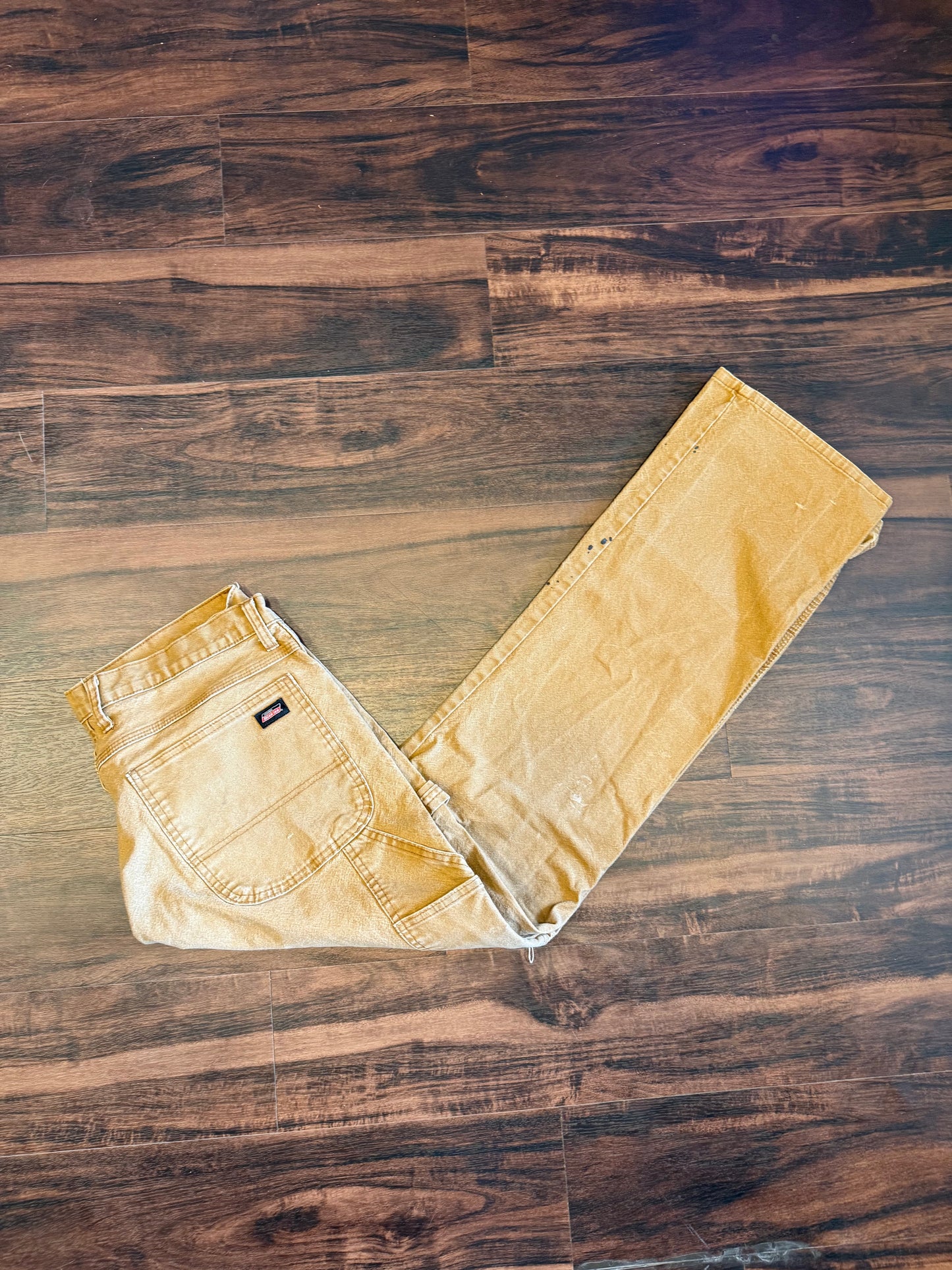 Vintage Dickies Distressed Tan Carpenter Pants- 36x33