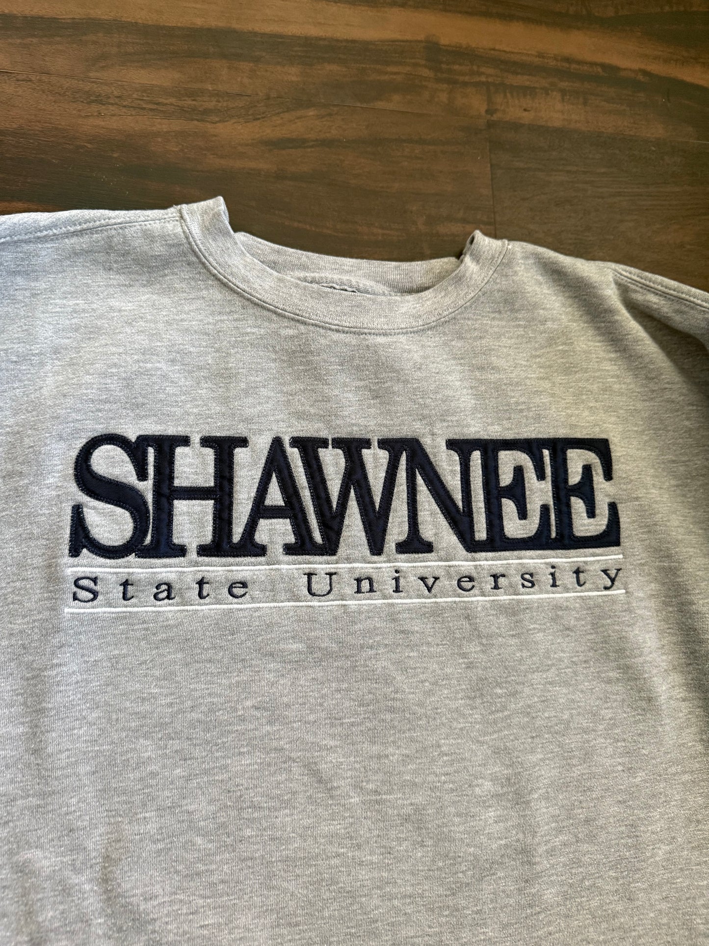 Vintage Shawnee State University Gray Crewneck Sweatshirt- XL