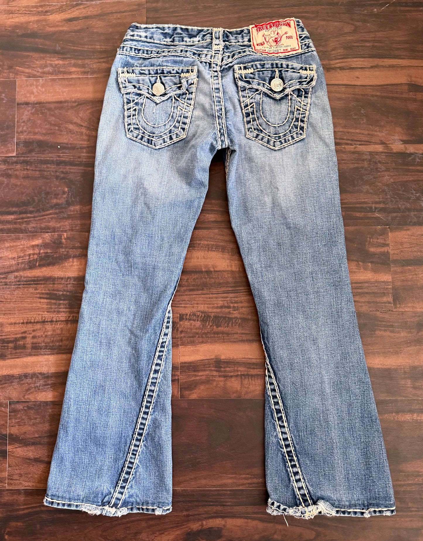 Vintage True Religion Flared Denim Jeans- 28x28