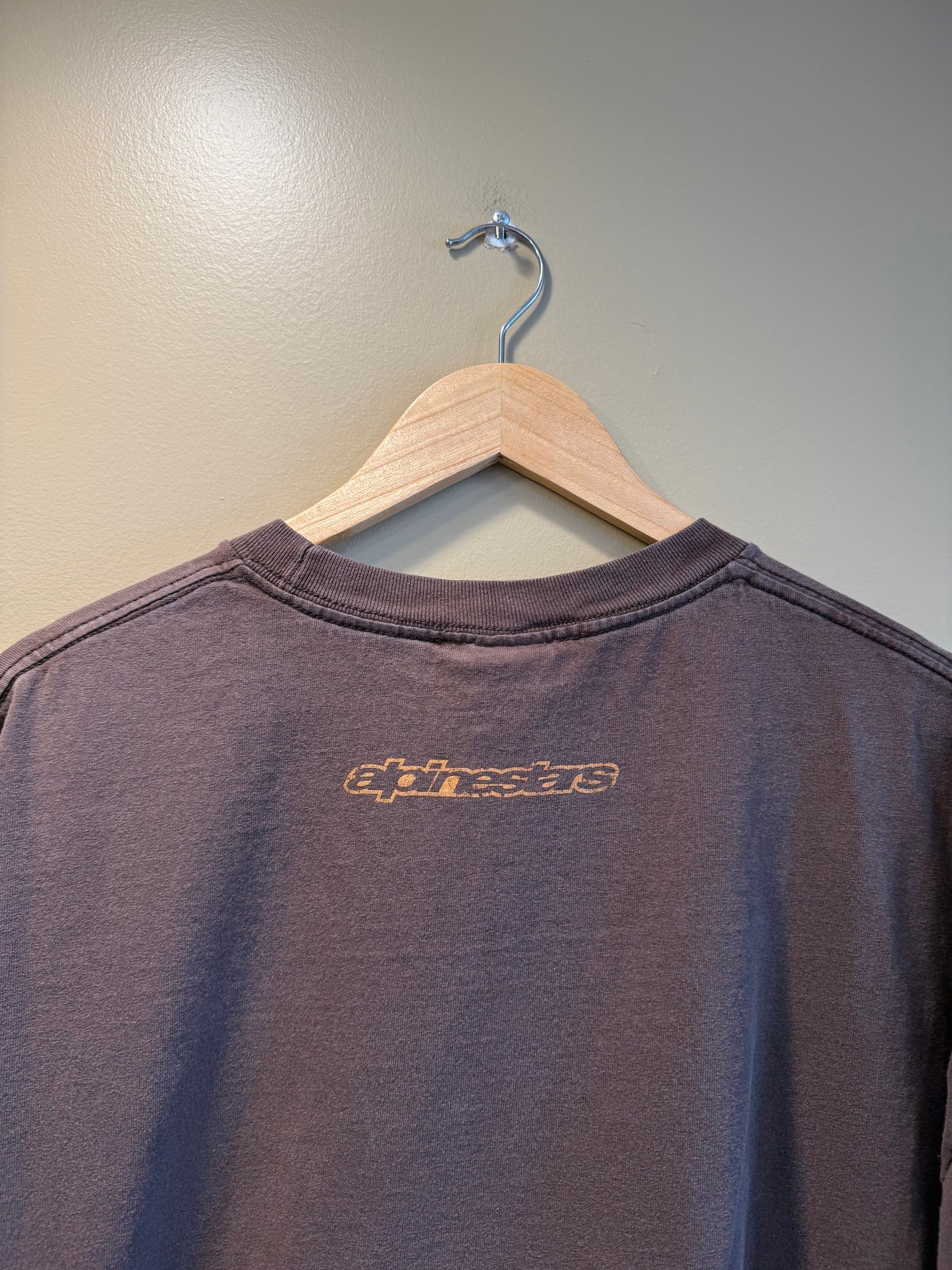 Vintage Y2K Alpine Stars Snowboarding Brown T-Shirt- XL