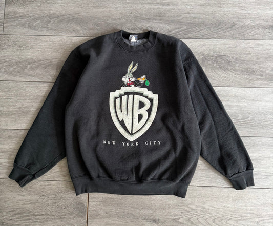Vintage Bugs Bunny Looney Tunes Warner Brothers New York City Crewneck Sweatshirt- L
