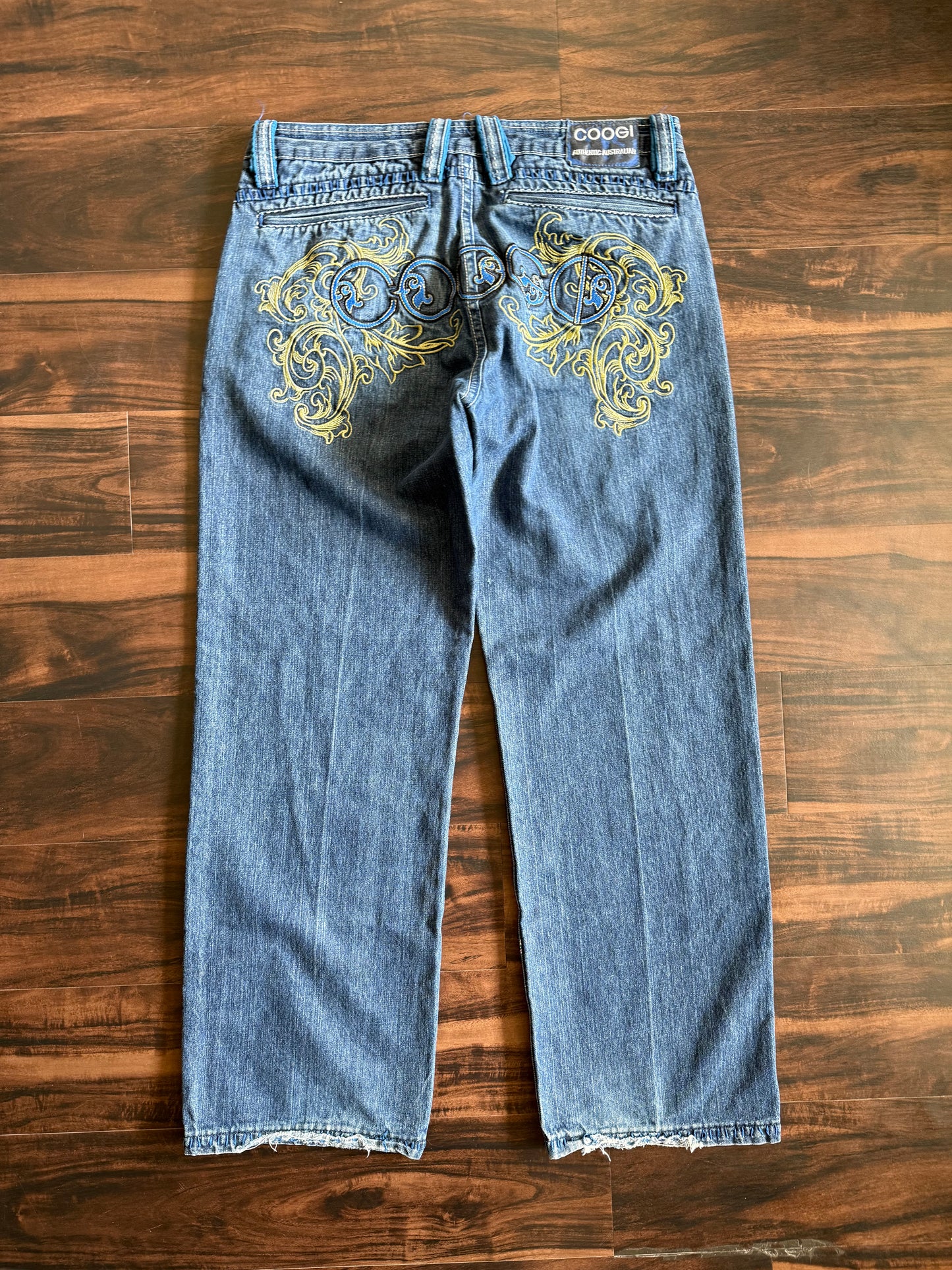 Vintage Y2K Coogi Embroidered Streetwear Denim Jean- 36x34