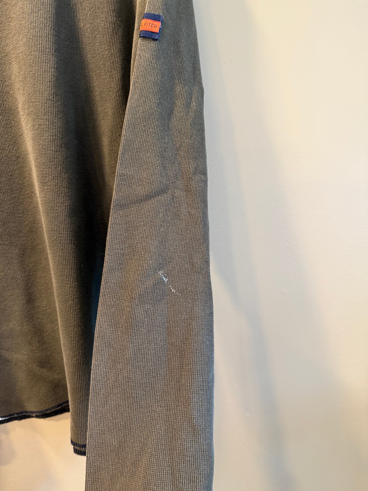 Vintage Y2K Abercrombie & Fitch Green Thermal T-Shirt- XL