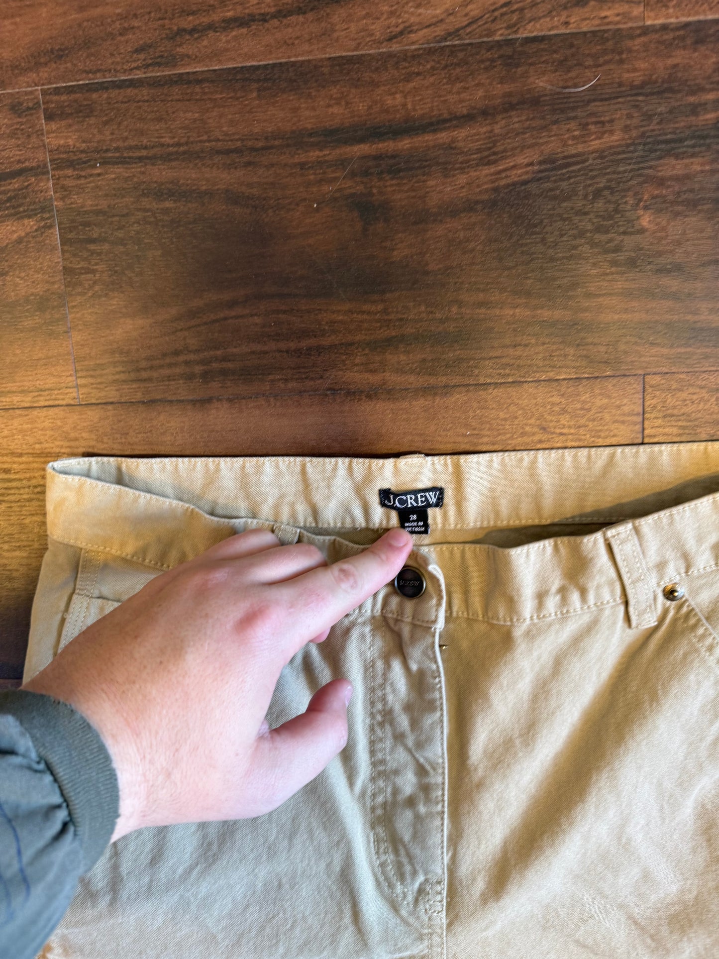 Vintage J. Crew Tan Double Knee Carpenter Pants- 32x30