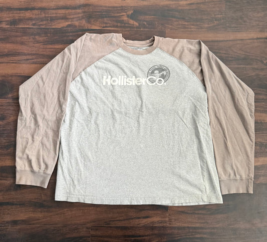 Vintage Y2K Hollister Long Sleeve T-Shirt- XL