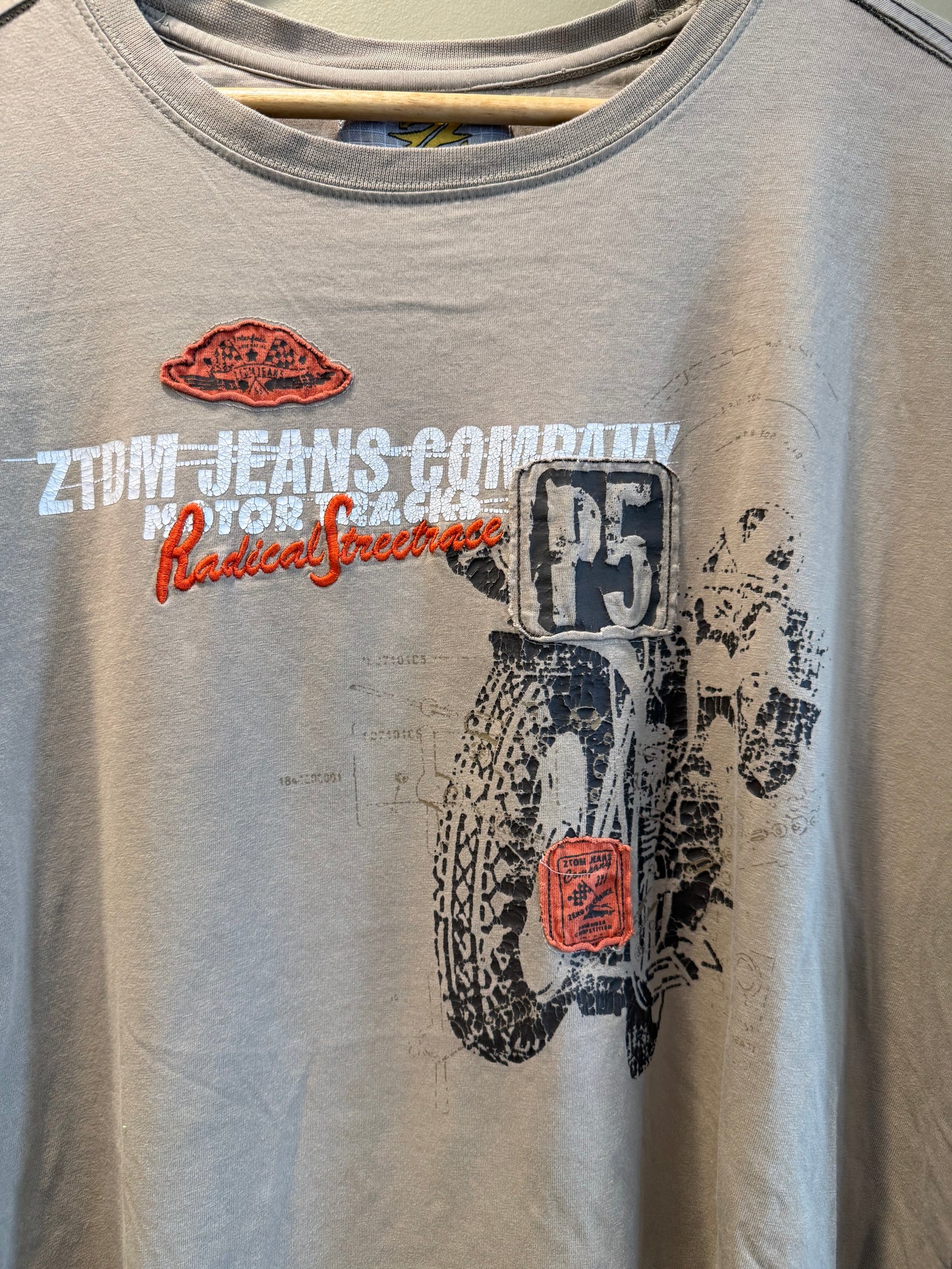 Vintage ZTDM Motor Tracks Racing T-Shirt- XL