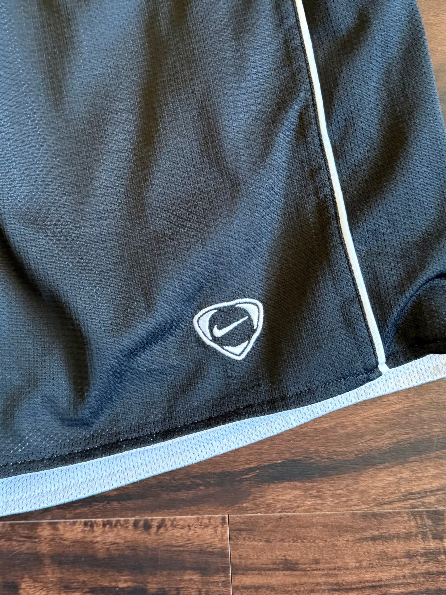 Vintage Nike Soccer Black Athletic Shorts- 30