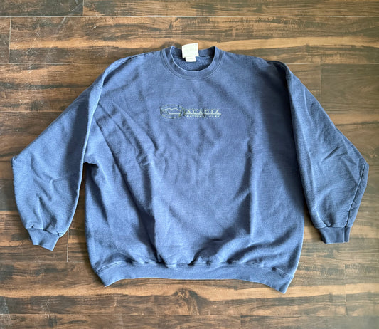 Vintage Acadia National Park Crewneck Sweatshirt- XXL