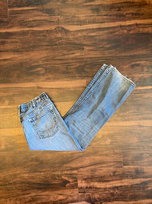 Vintage One Light Wash Boot Cut Denim Jeans- 36x32