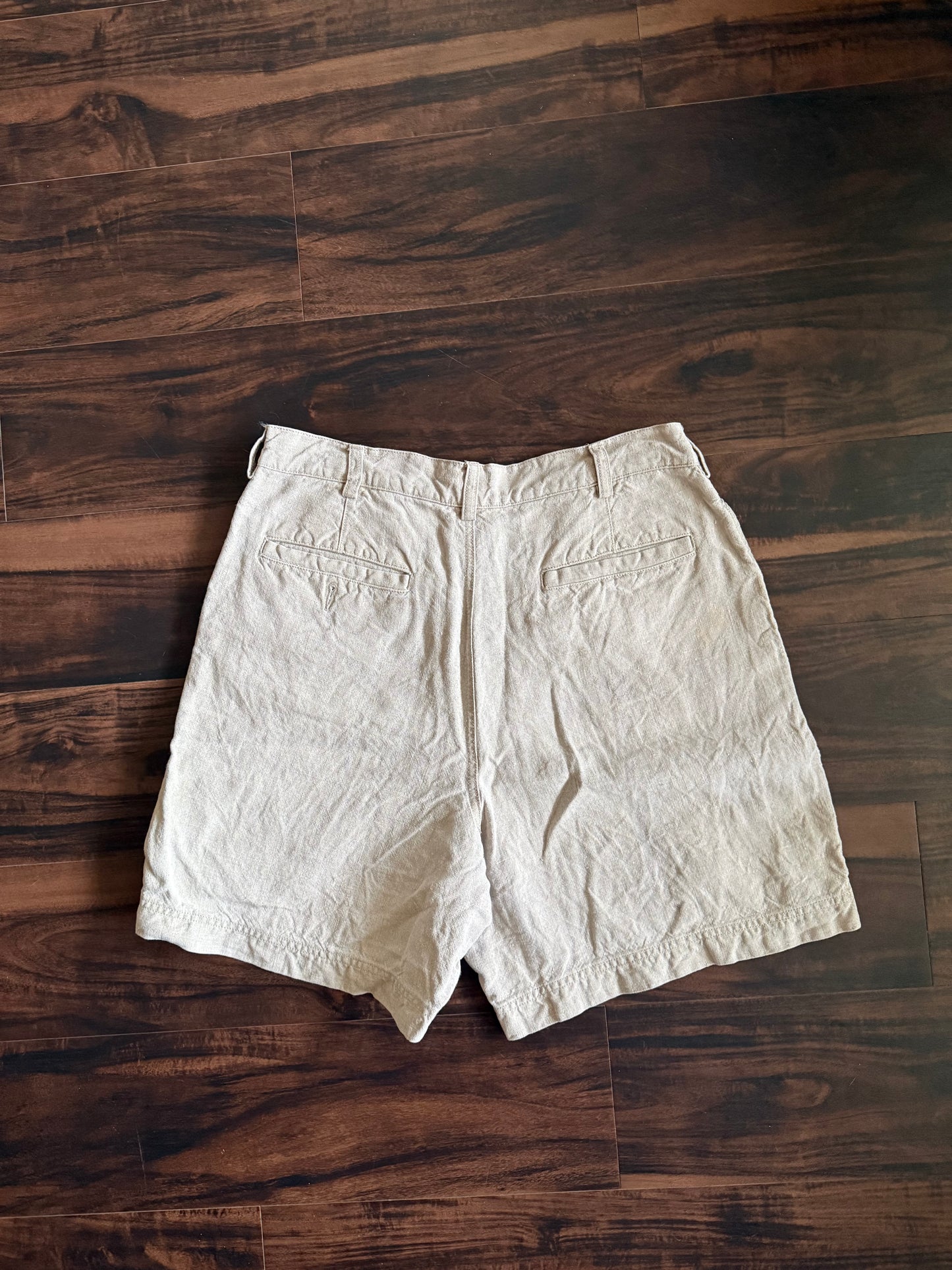Vintage J Crew Linnen Shorts- 31