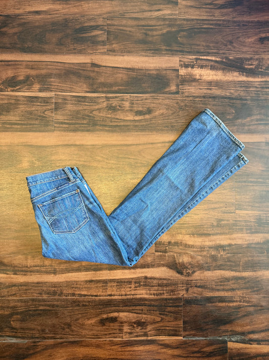 Vintage Abercrombie & Fitch Dark Wash Low Rise Boot Cut Denim Jeans- 31x34