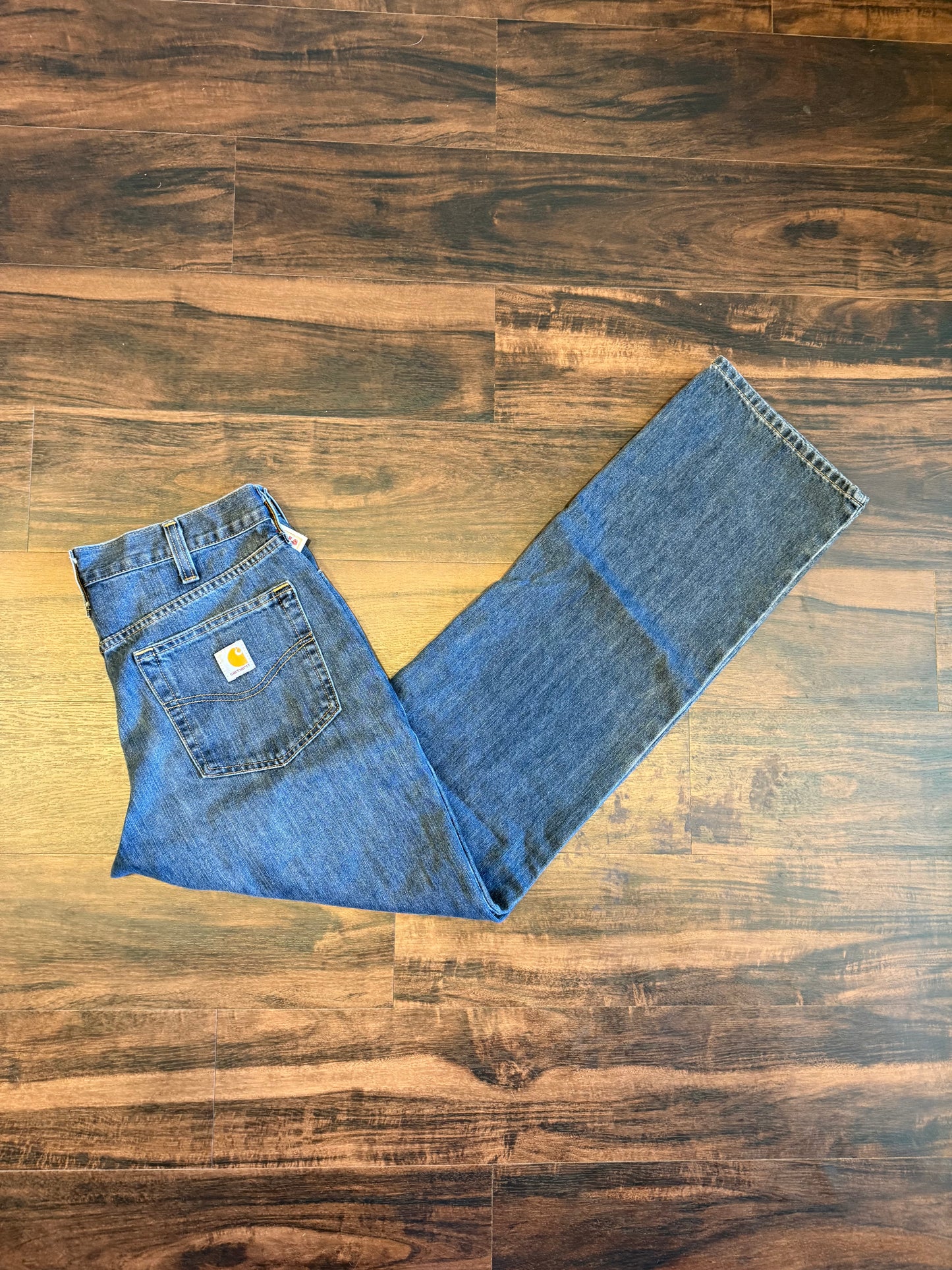 Vintage Carhartt Dark Wash Denim Jeans- 32x34