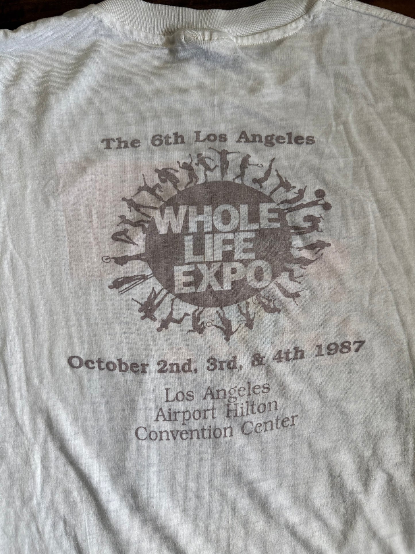 Vintage 80s Whole Life Expo Los Angeles T-Shirt- M