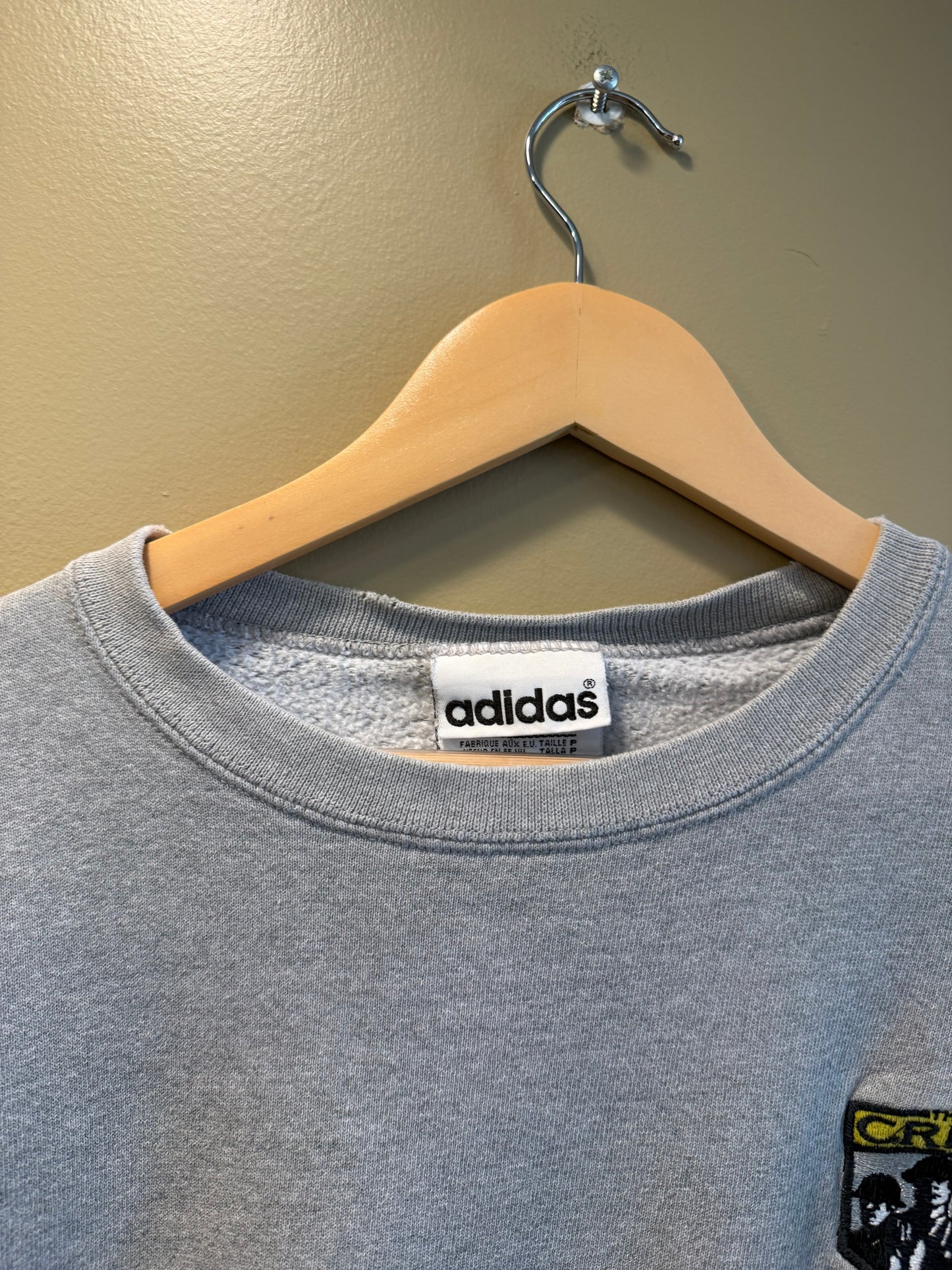 Vintage Adidas MLS Columbus Crew Gray Soccer Crewneck Sweatshirt- S/M