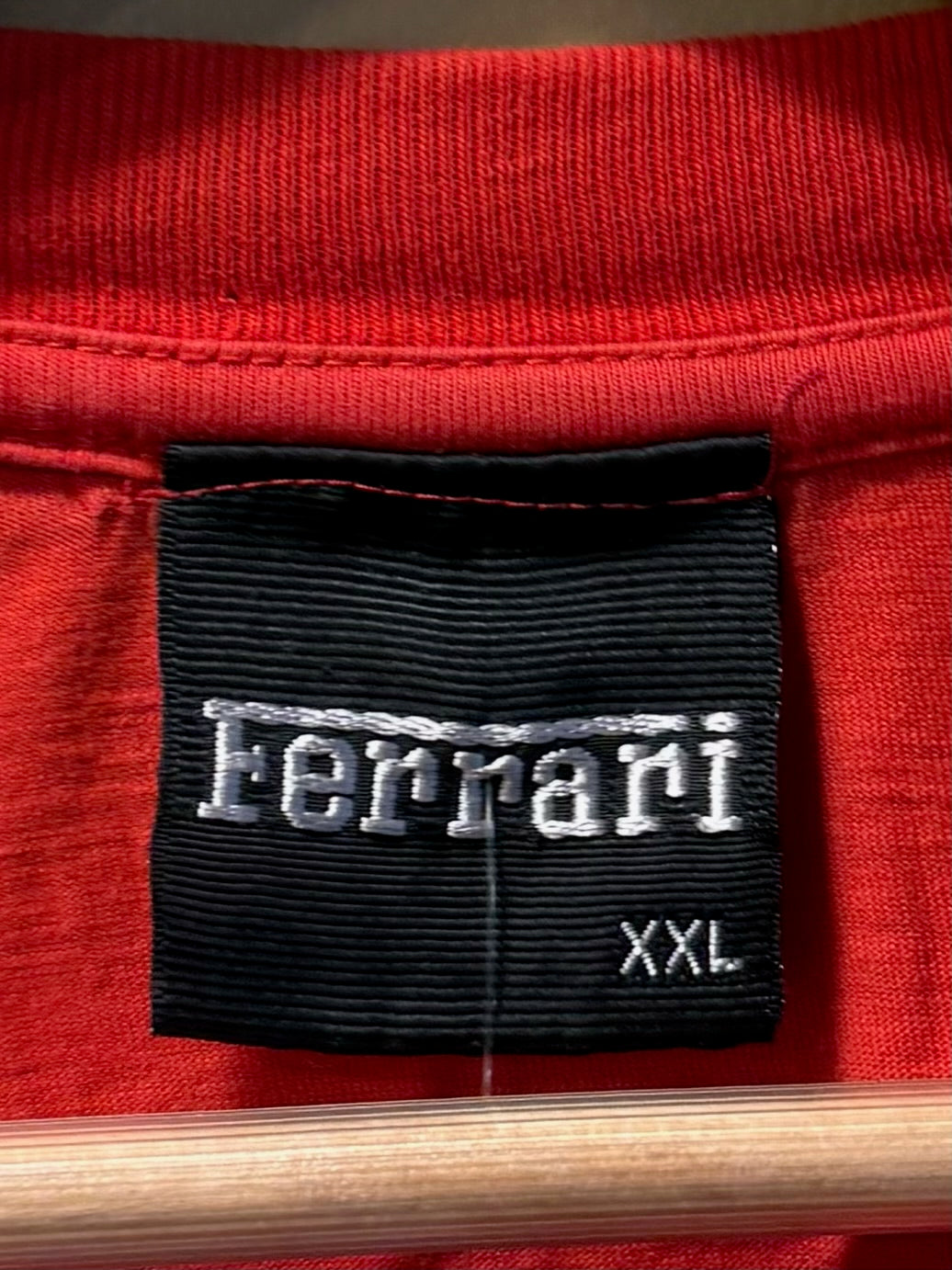 Vintage Ferrari Crest Logo T-Shirt - XXL