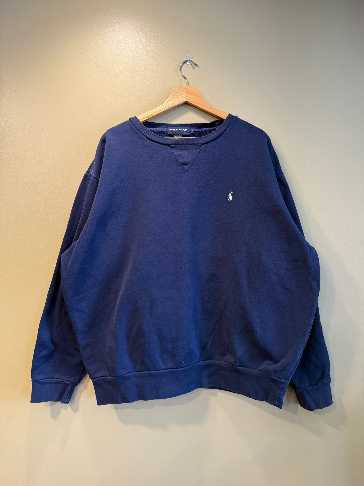 Vintage Polo Golf Ralph Lauren Blue Crewneck Sweatshirt- XXL