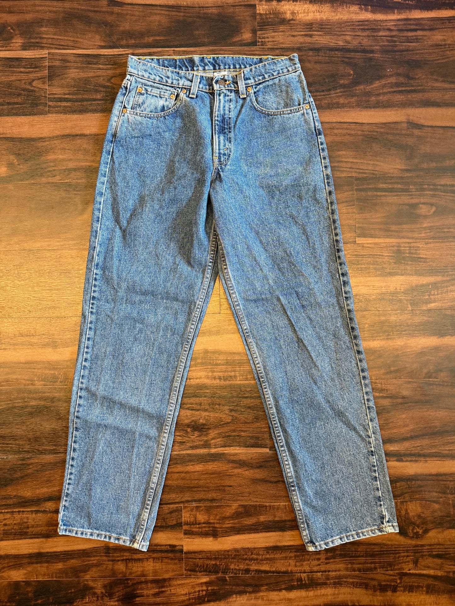 Vintage Levi’s 554 Dark Wash Denim Jeans- 30x33