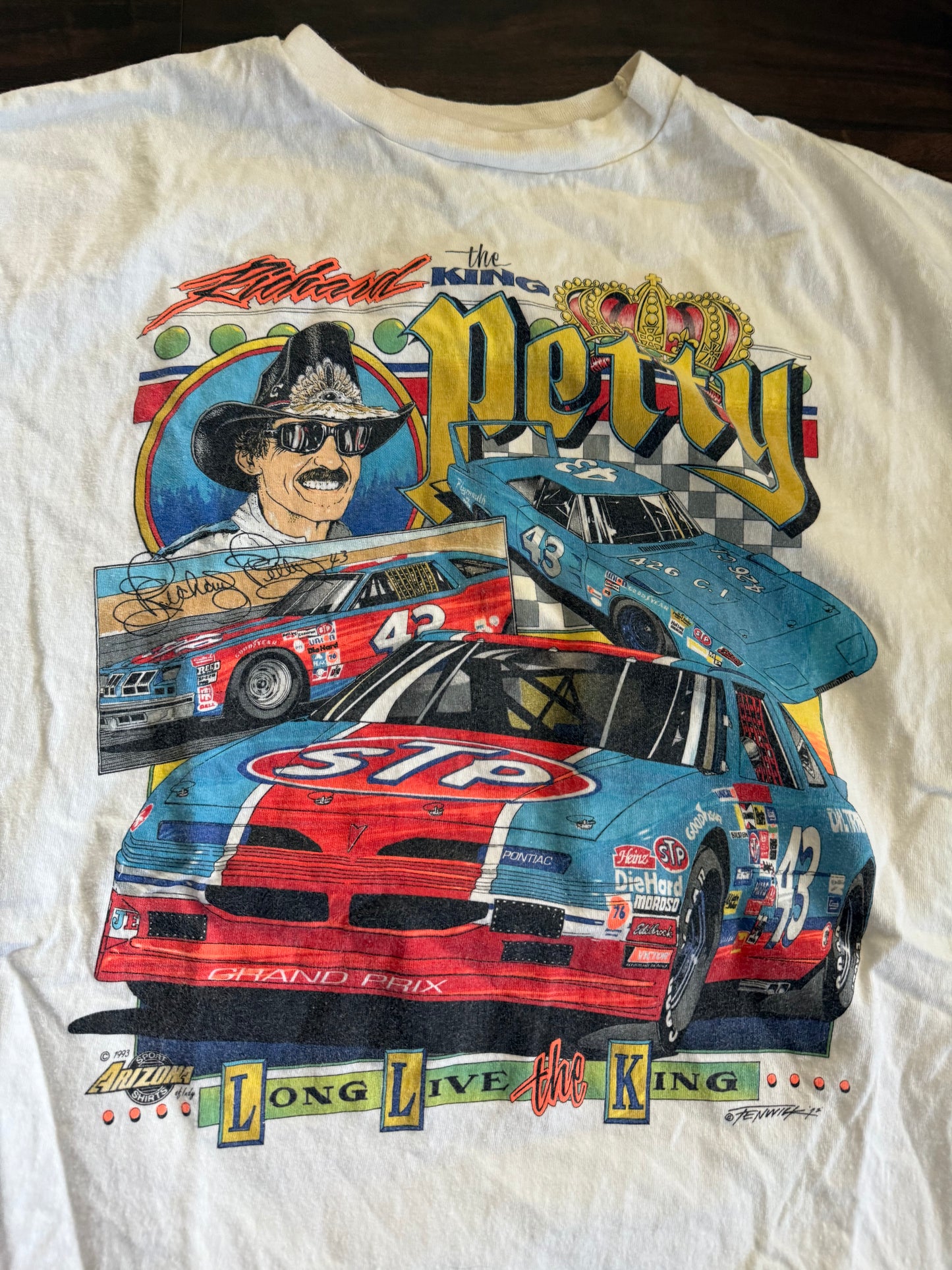 Vintage NASCAR Richard Petty Racing T-Shirt- XL