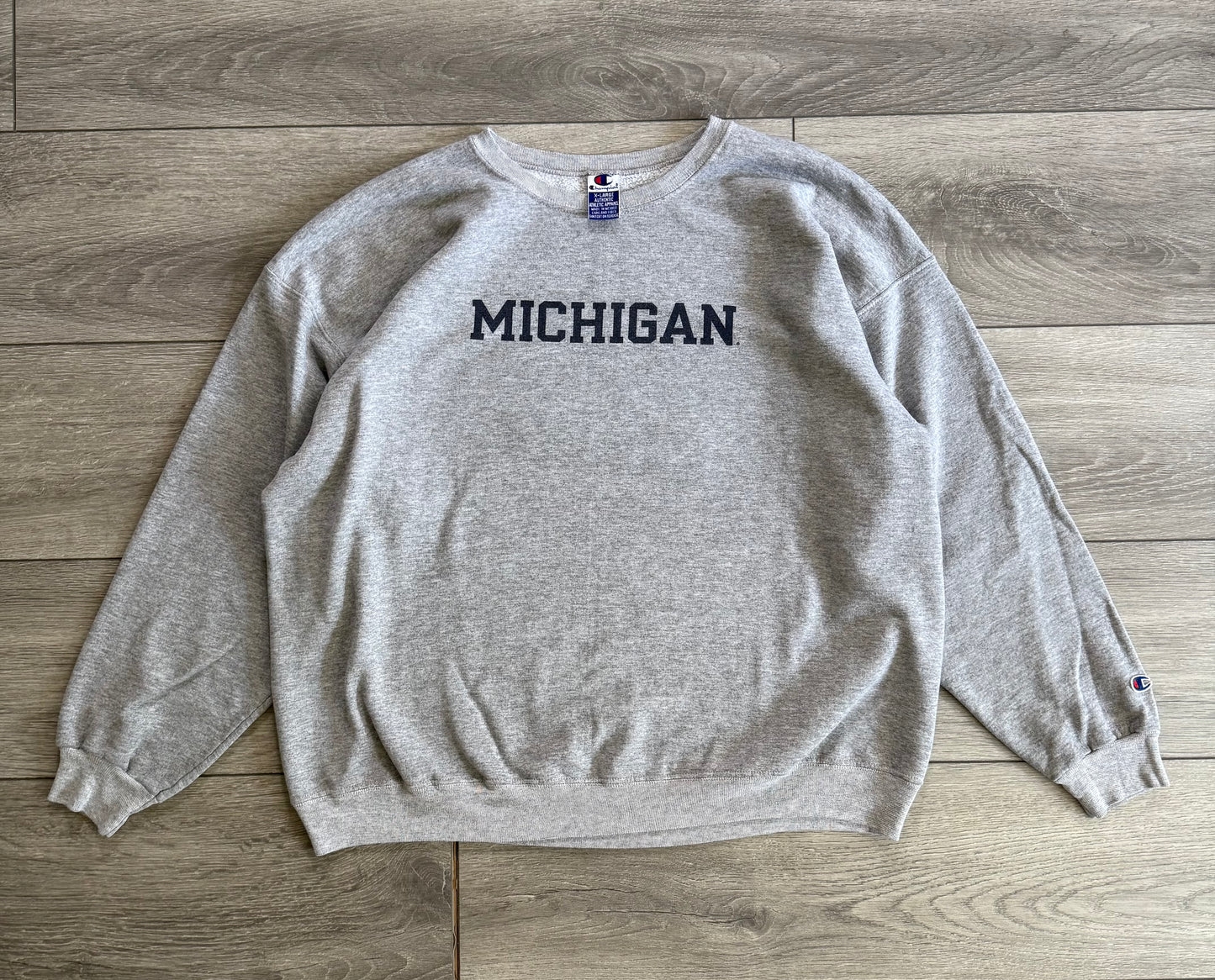 Vintage Champion University of Michigan Crewneck Sweatshirt- XL