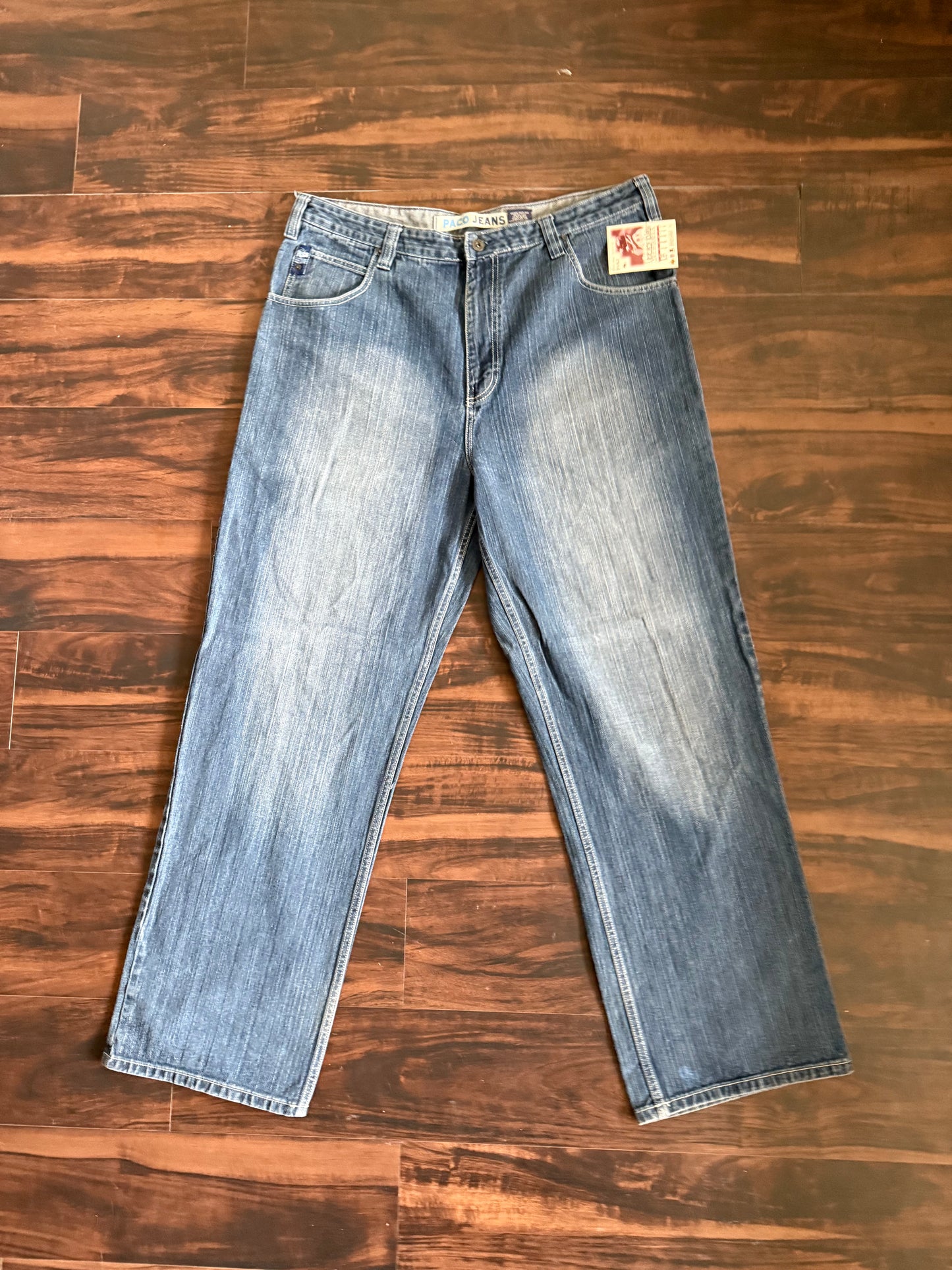 Vintage Y2K Paco Jeans Street Wear Denim Jeans- 38x32