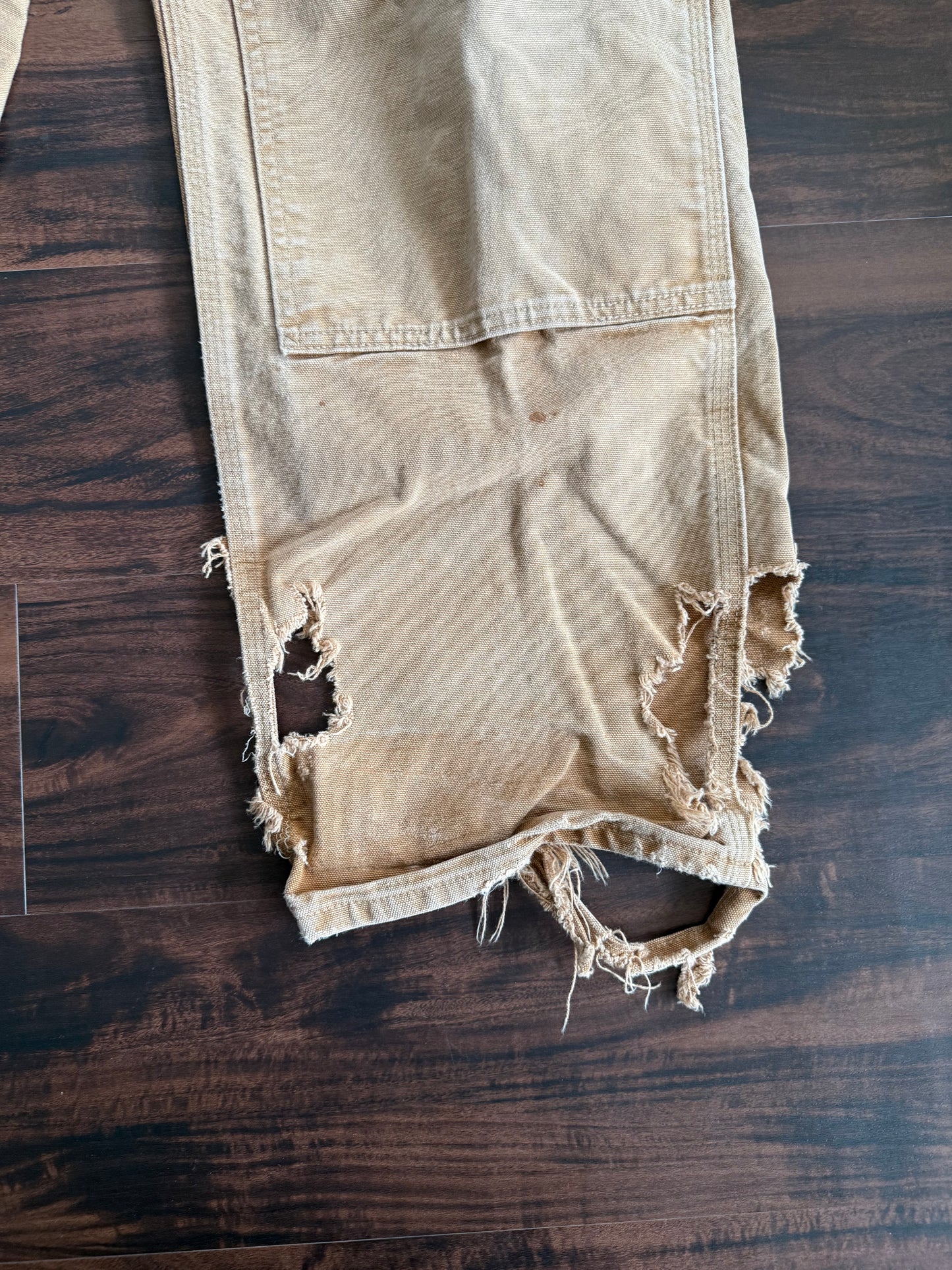 Vintage Carhartt Heavily Distressed Double Knee Pants- 40x30