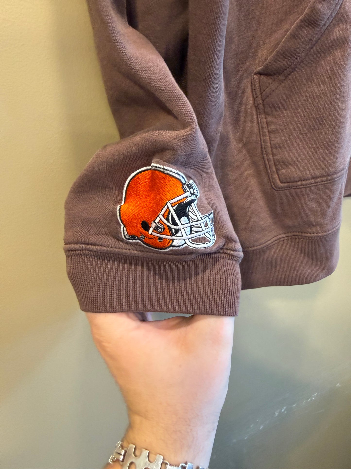 Vintage Reebok Cleveland Browns Hoodie Sweatshirt- L