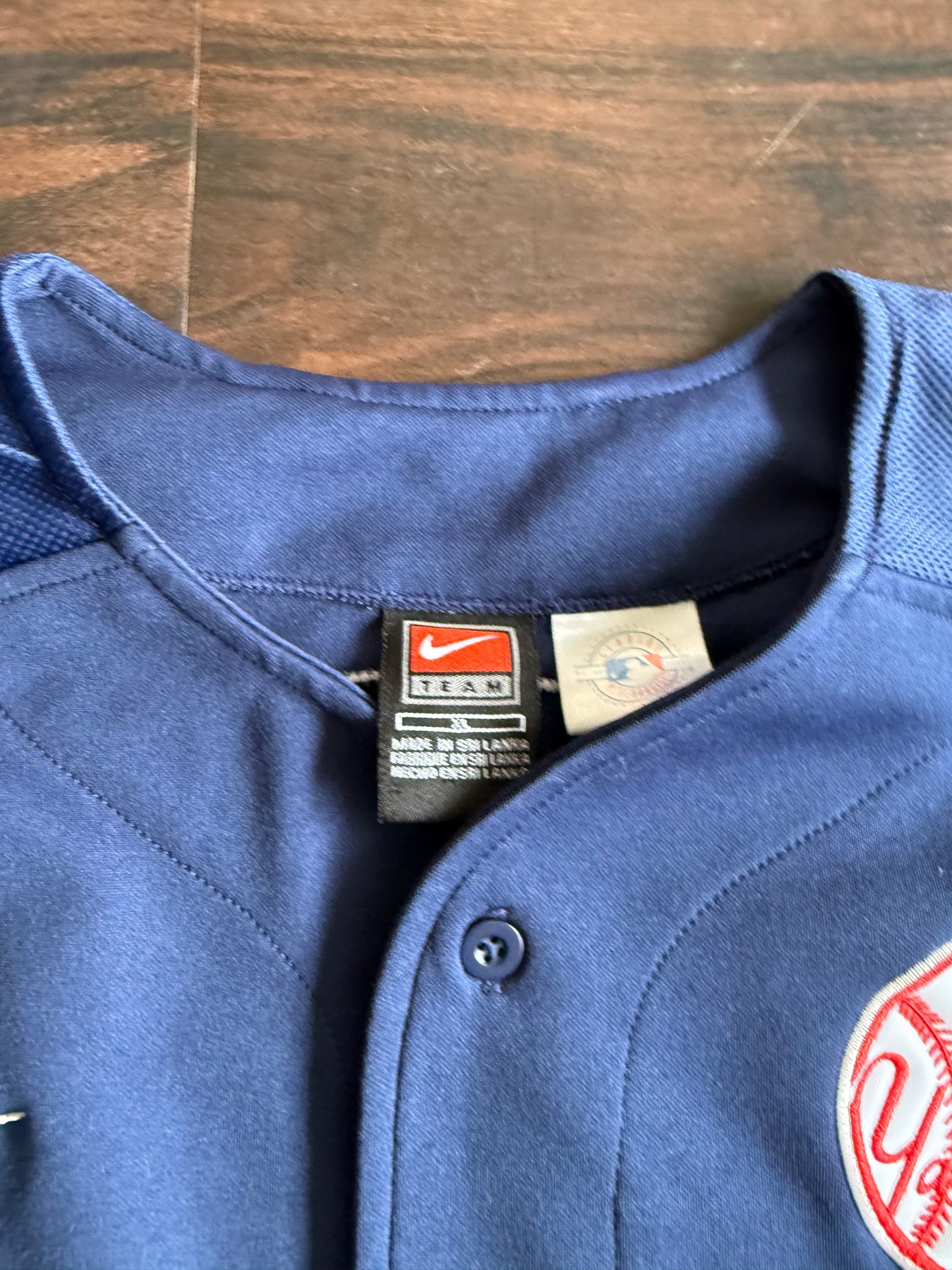 Vintage New York Yankees Team Nike Alex Rodriguez Baseball Jersey- L