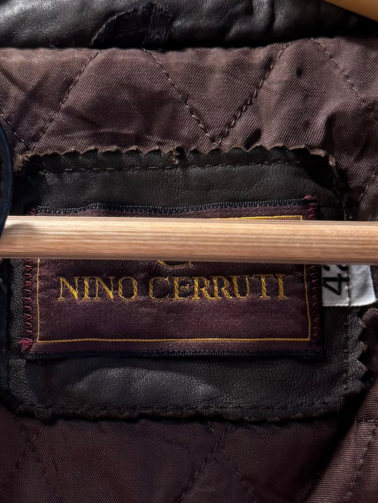 Vintage Nino Cerutti Leather Jacket- M