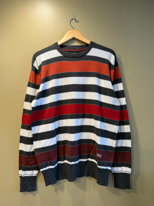 Vintage Billabong Striped Cotton Sweater- L