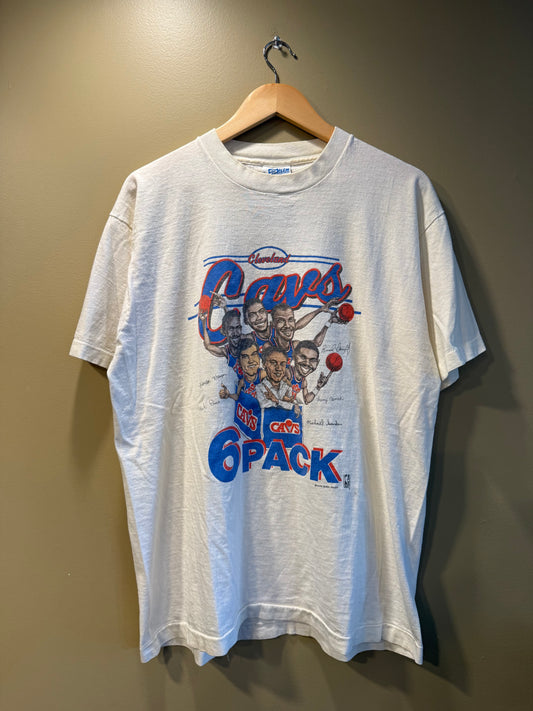 Vintage Salem Cleveland Cavaliers 6 Pack Caricature T-Shirt- L/XL