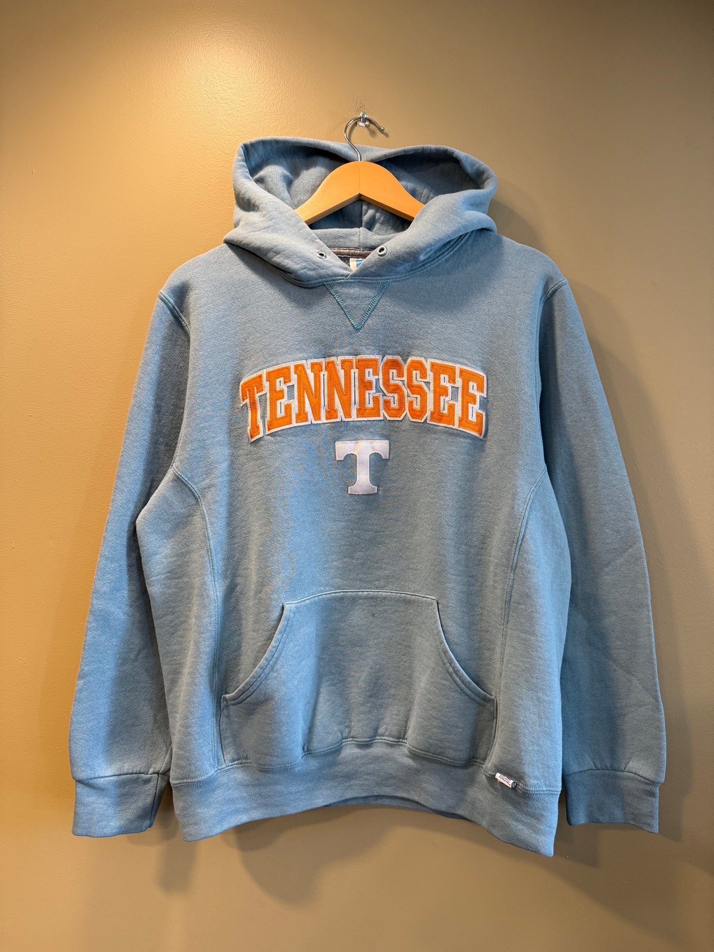 Vintage Russell Athletic University of Tennessee Baby Blue Hoodie Sweatshirt- M