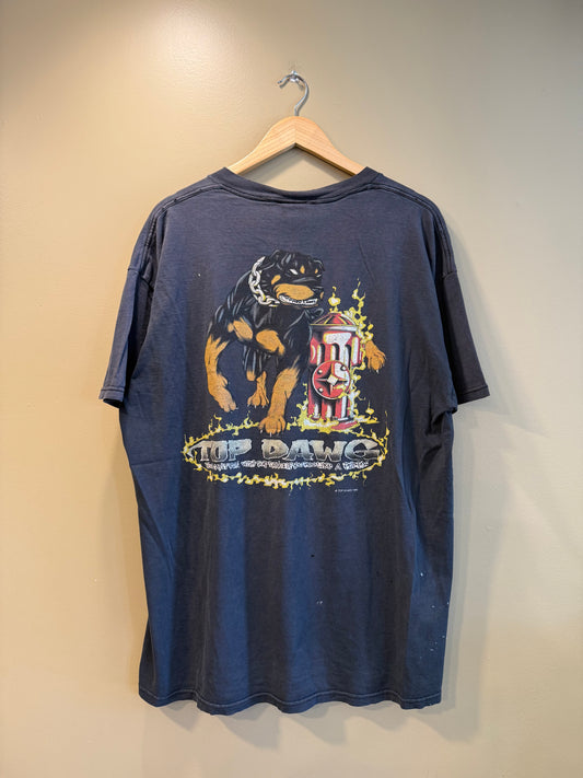 Vintage Top Dawg Streetwear Distressed Fire Hydrant T-Shirt- XL