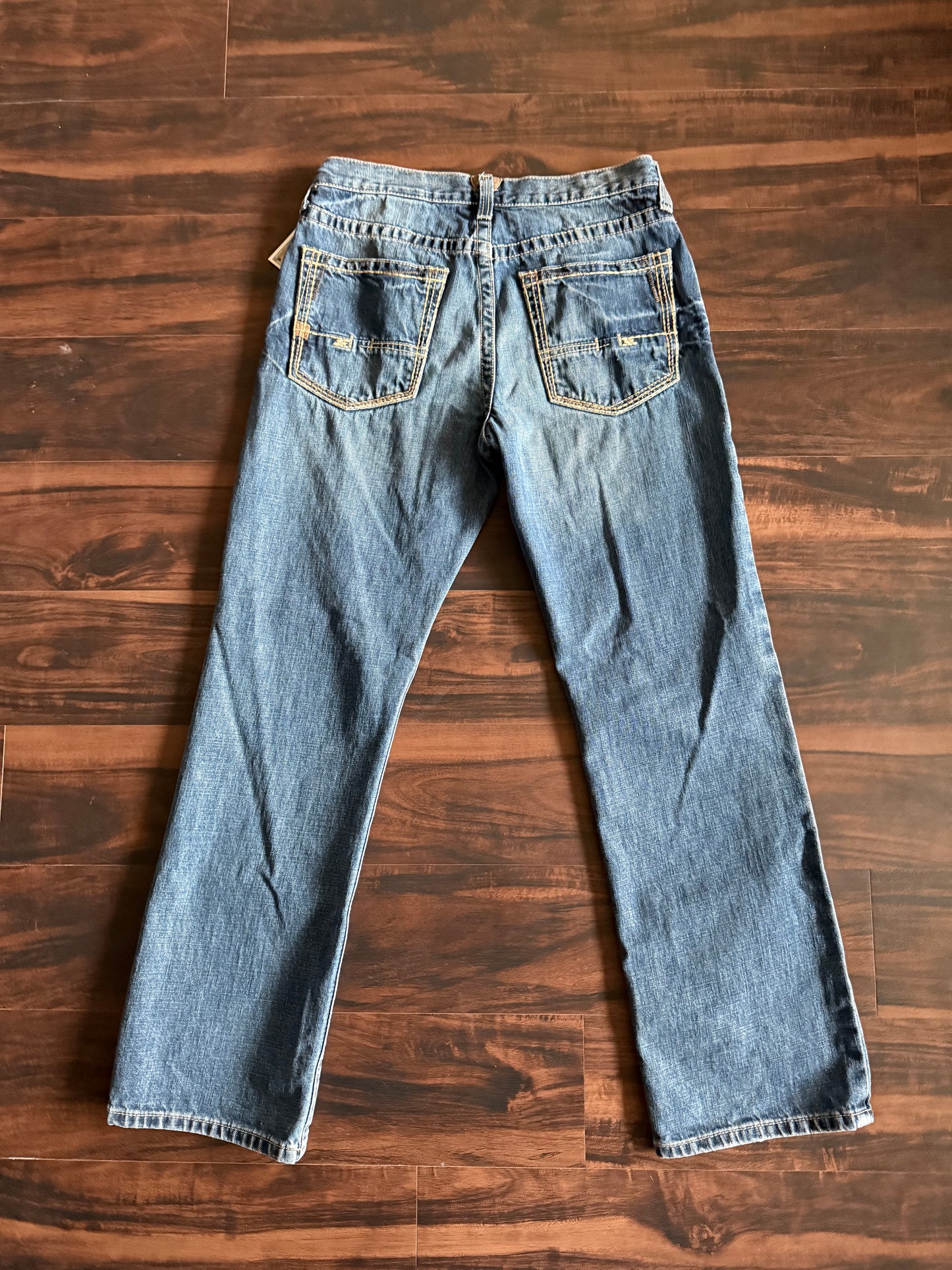 Vintage Ariat Light Wash Embroidered Denim Jeans- 32x33