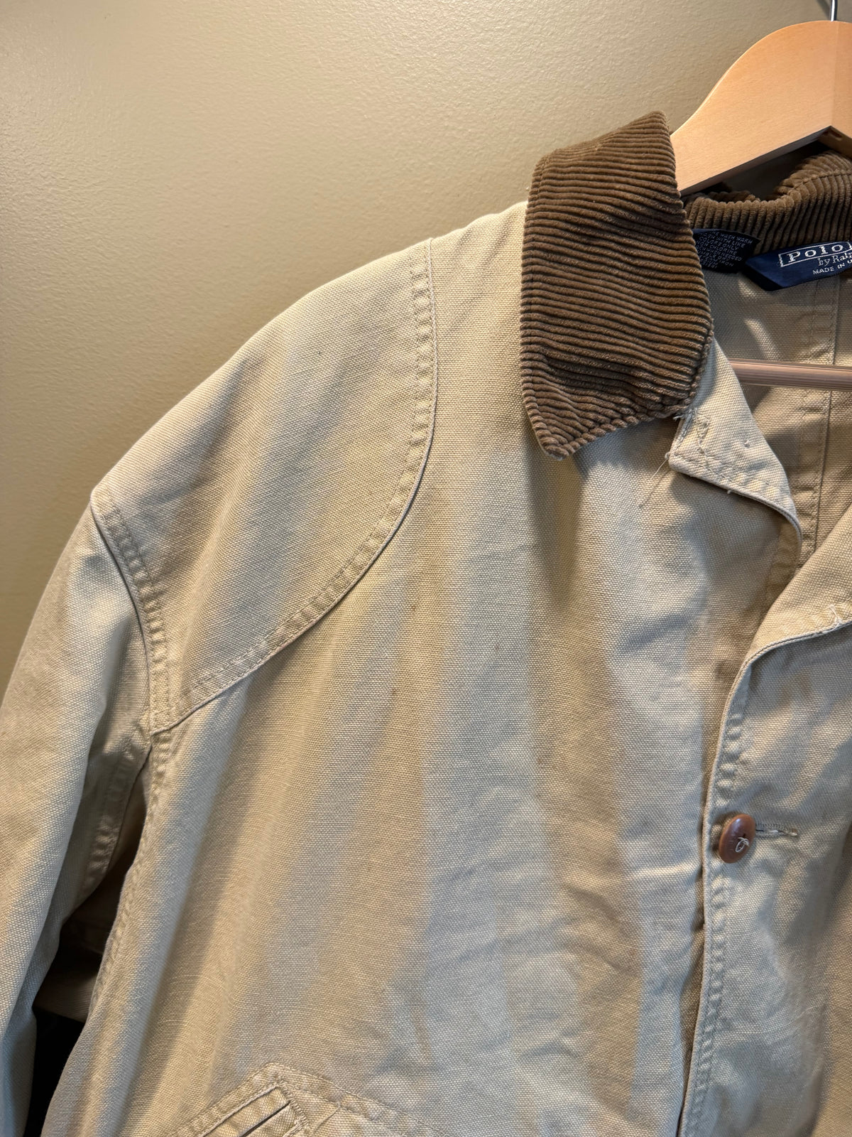Vintage Polo Ralph Lauren Tan Hunting Jacket- XL