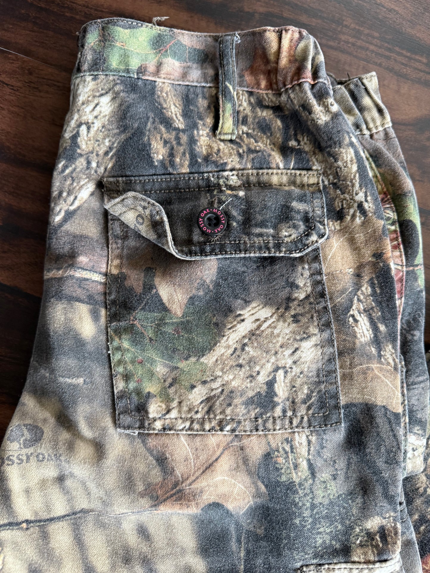Vintage Mossy Oak Pink Logo Tree Camouflage Cargo Pants- 30x32