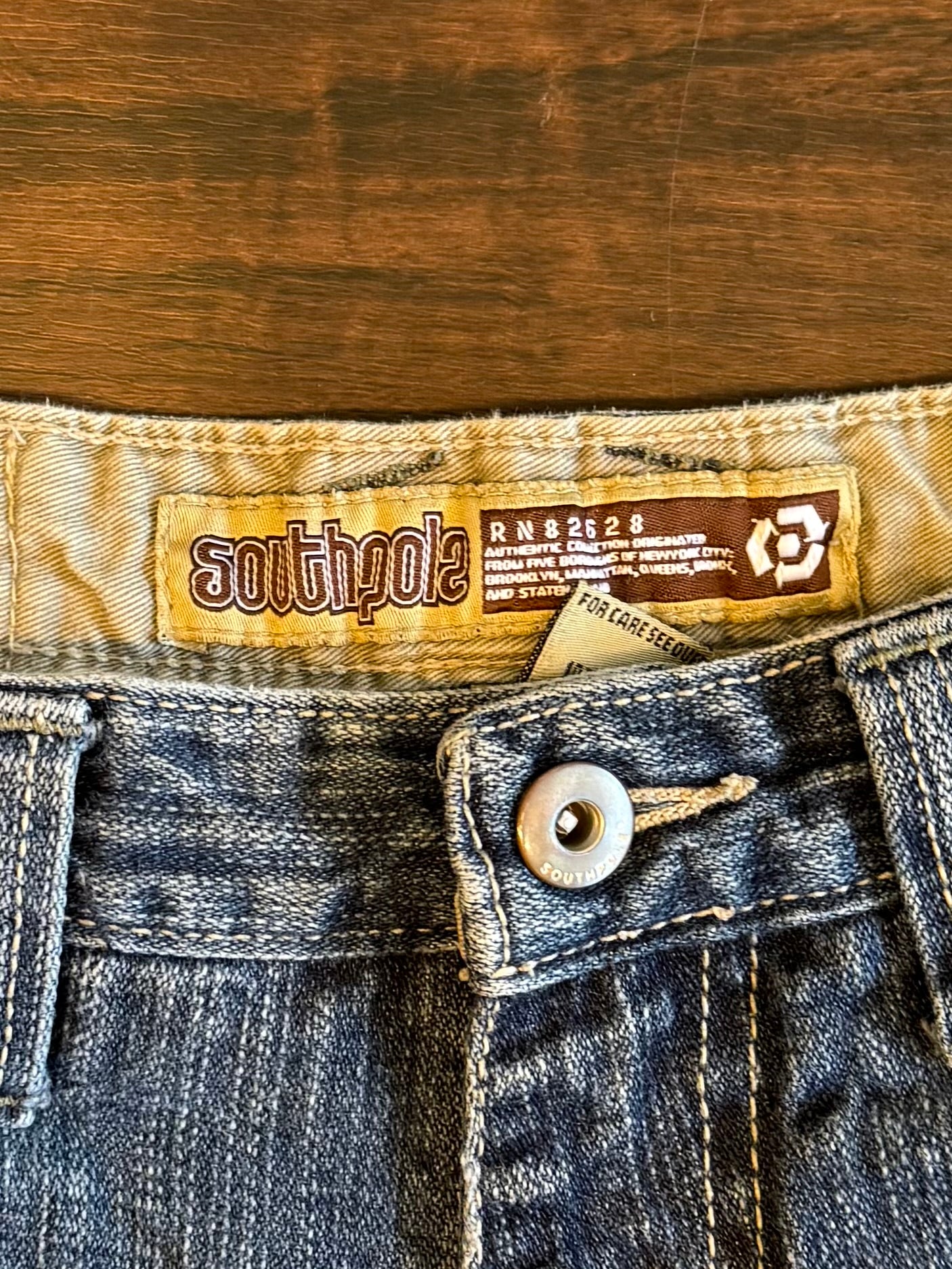 Vintage South Pole Embroidered Denim Jeans- 32