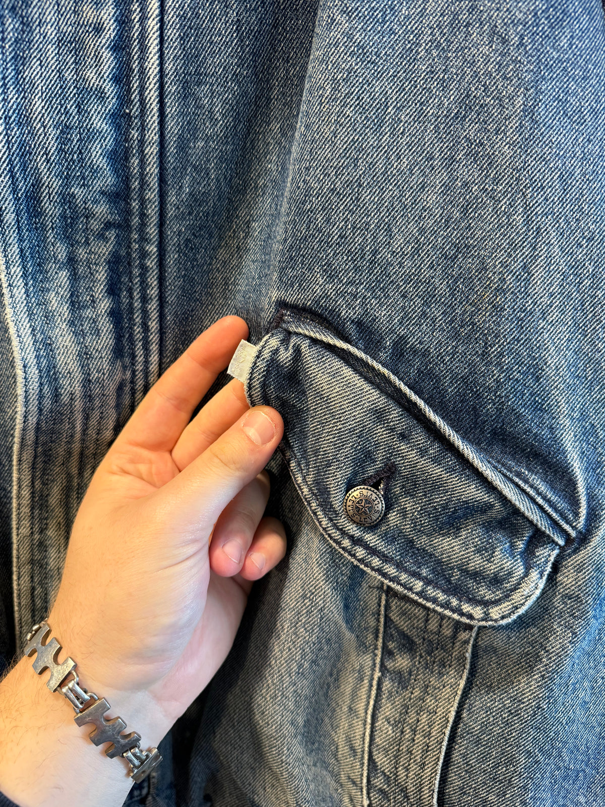 Vintage Levi’s Western Style Sherpa Lined Denim Jacket- XL