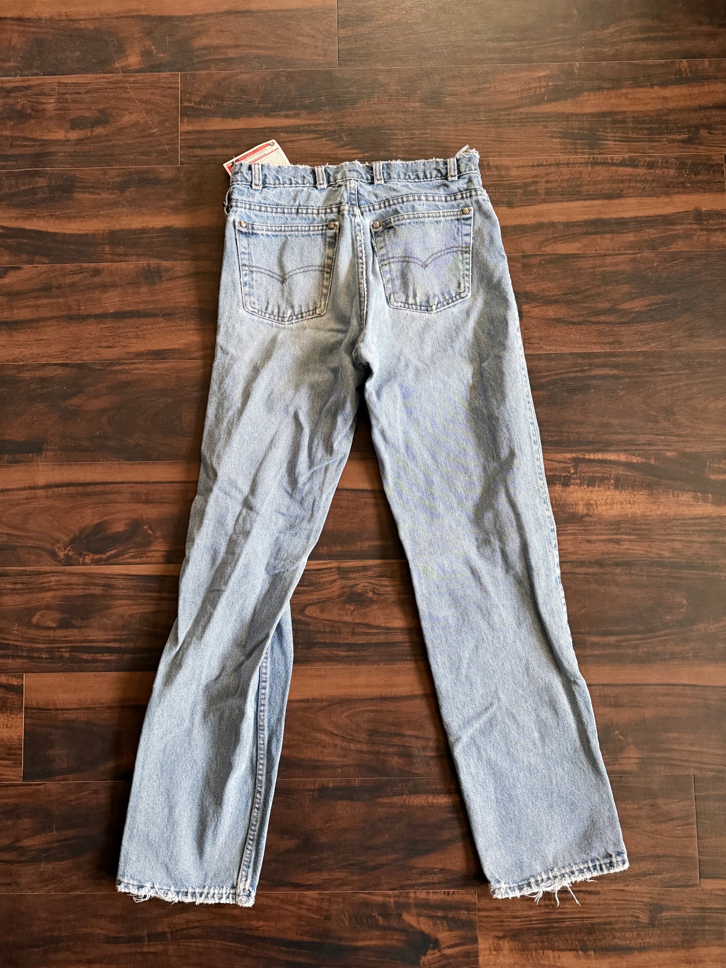 Vintage Levi’s Silver Tab Western Style Distressed Denim Jeans- 30x33