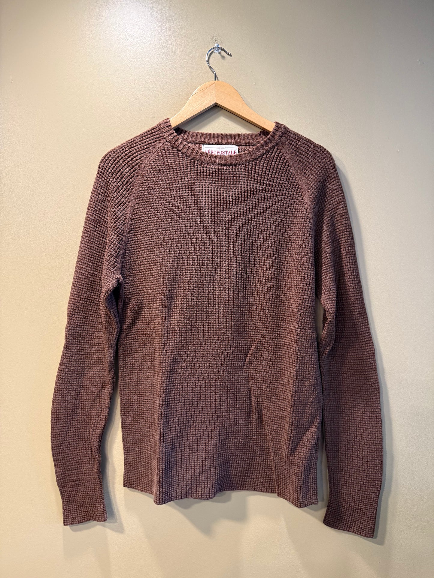 Vintage Aeropostale Brown Thermal Shirt/Sweater- L