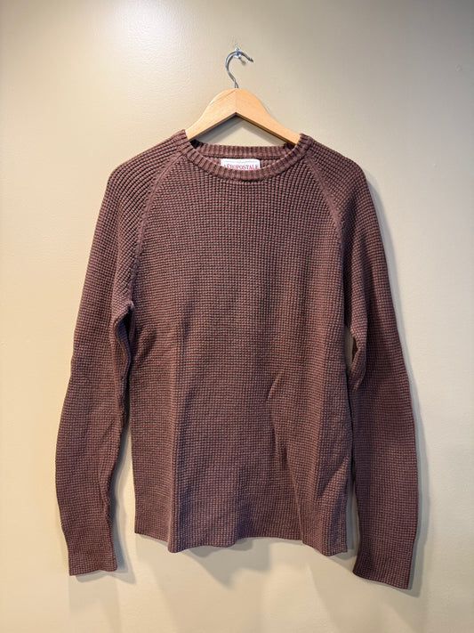Vintage Aeropostale Brown Thermal Shirt/Sweater- L