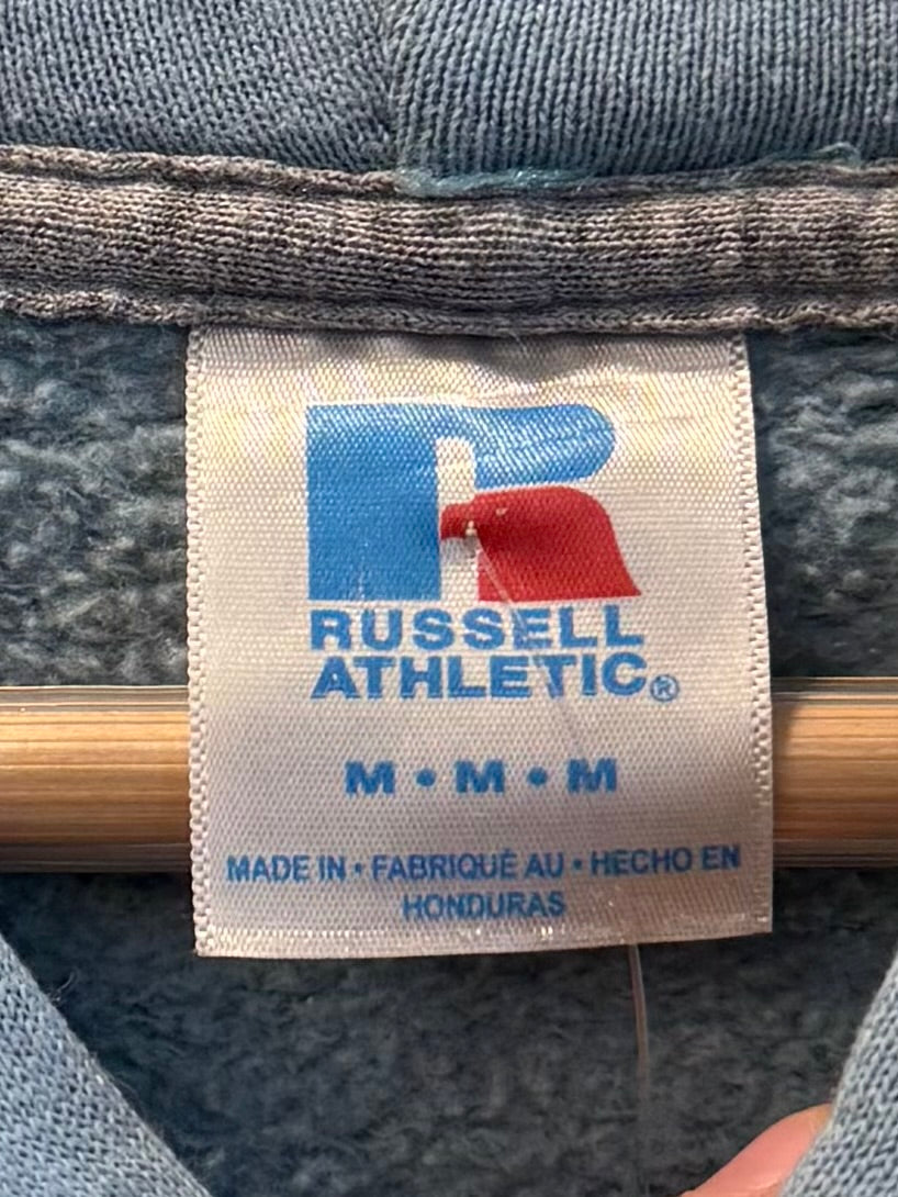 Vintage Russell Athletic University of Tennessee Baby Blue Hoodie Sweatshirt- M