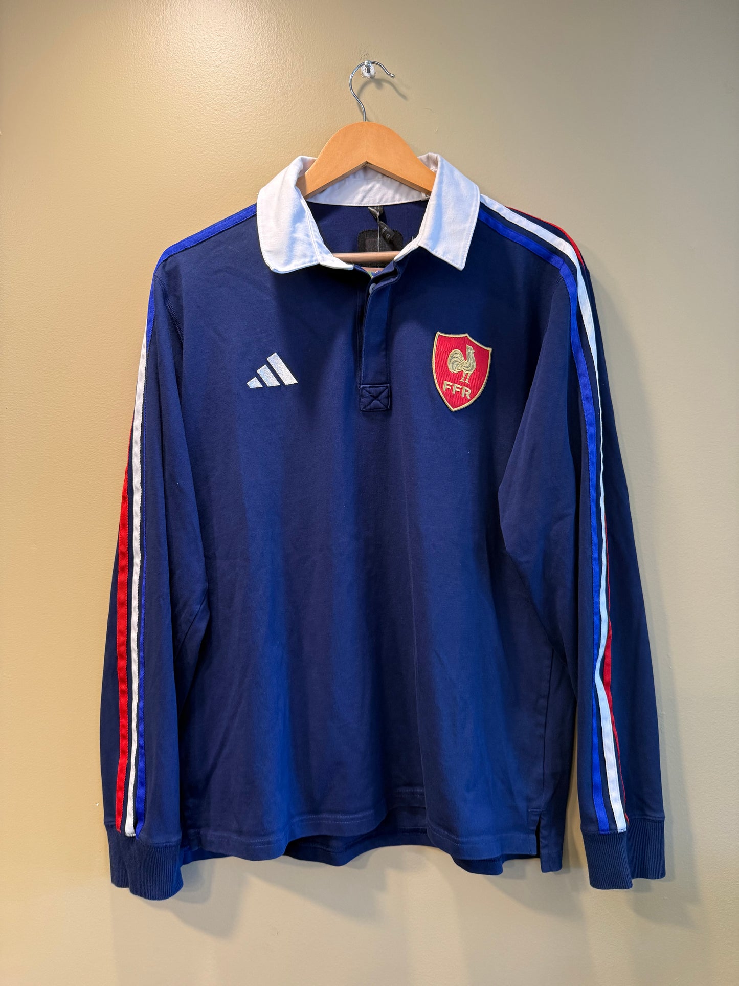 Adidas France National Team Long Sleeve Jersey- L