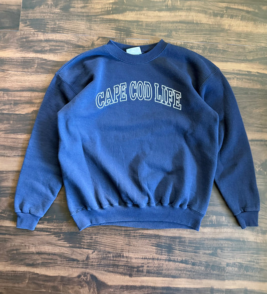 Vintage Cape Cod Life Crewneck Sweatshirt- L