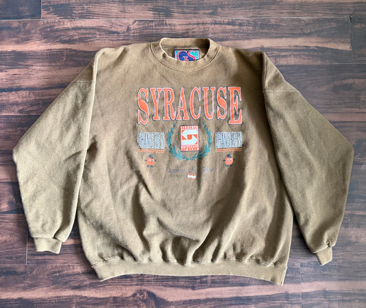 Vintage Syracuse University Orangemen Crewneck Sweatshirt- XXL