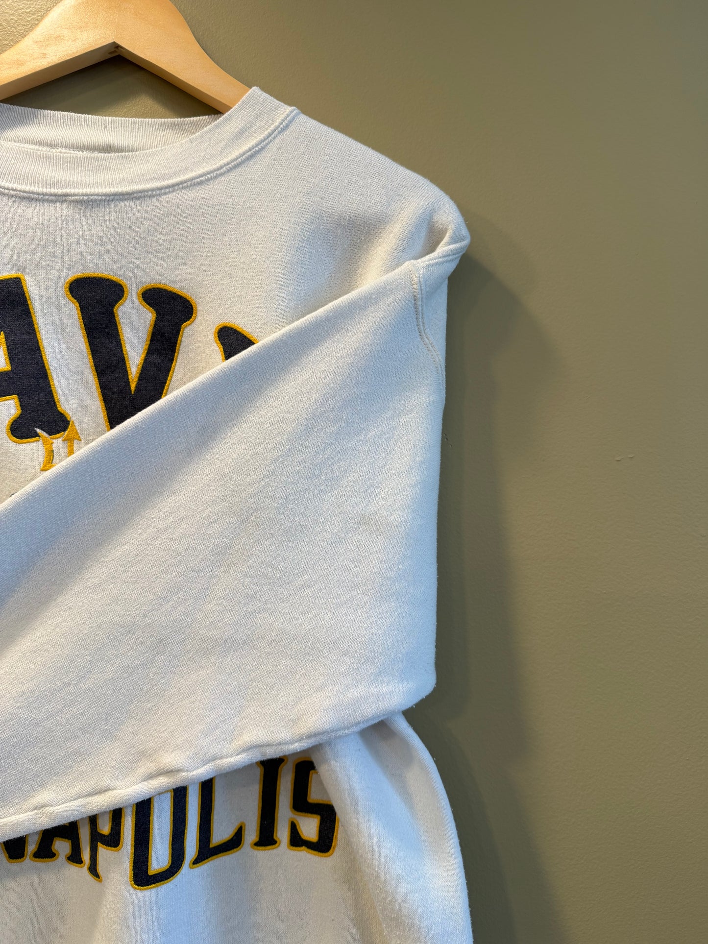 Vintage Navy Annapolis Crewneck Sweatshirt- S/M