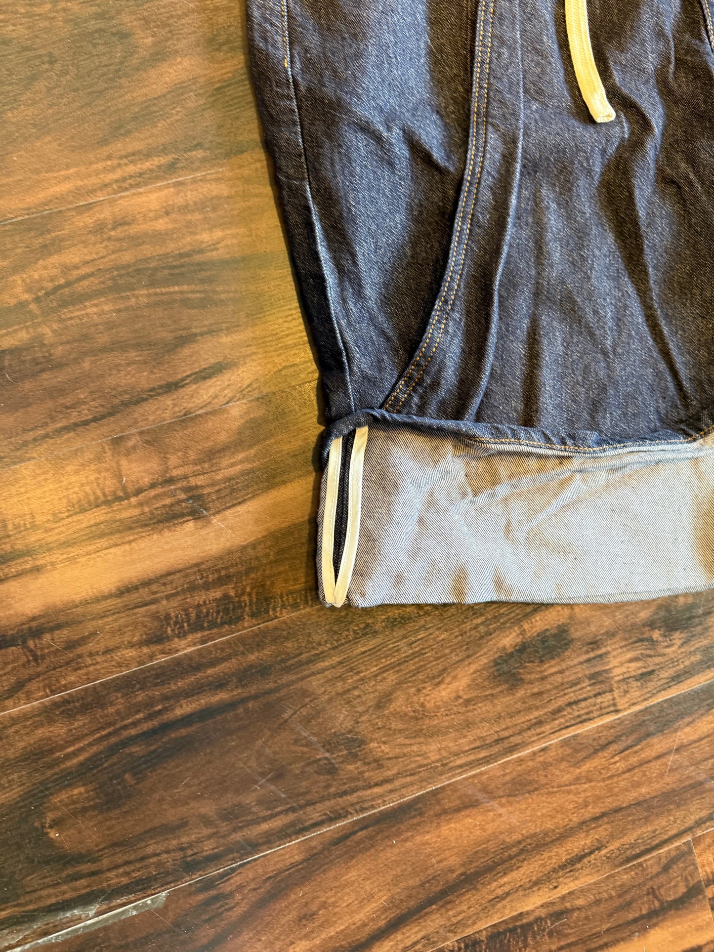 Chad & Jade Made In Korea Dark Wash Streetwear Jean Shorts- 34