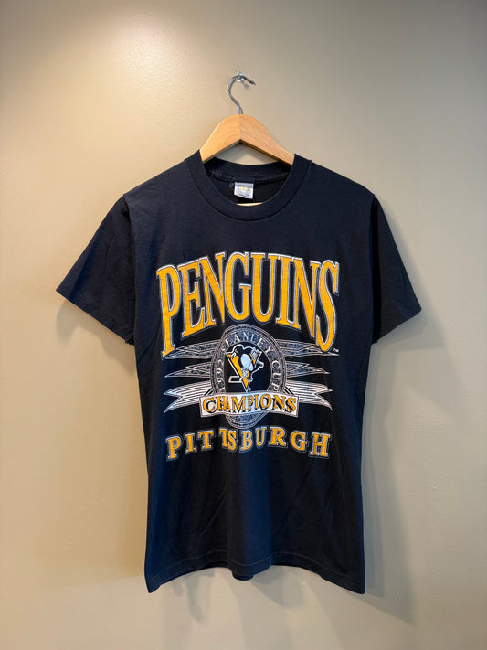 Vintage Pittsburgh Penguins NHL Black T-Shirt- M